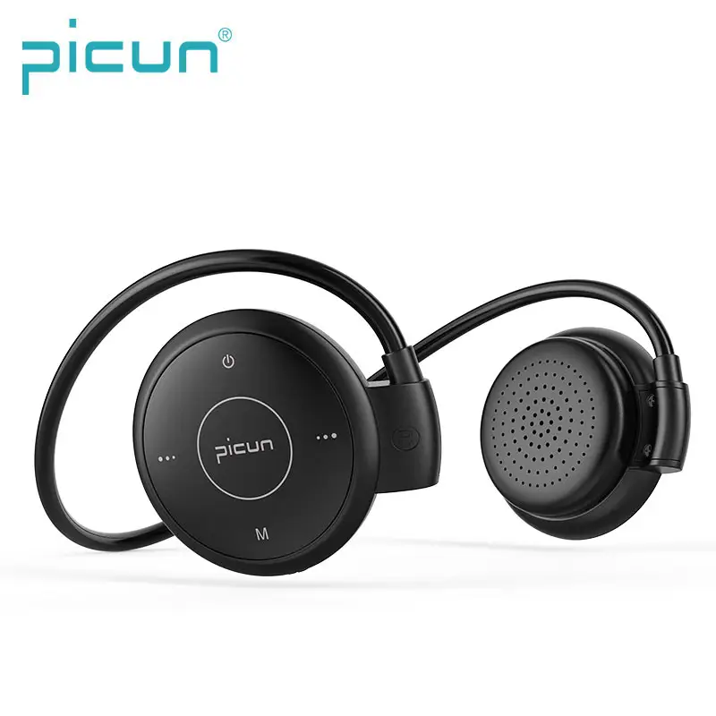 Picun T6 Ear Hook Blue Tooth Stereo TF Card Head Set Sport Wireless Headset Bluetooth