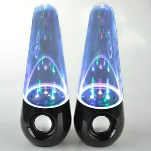 Coole 3D LED Bullet Shape Wasser tanz lautsprecher, Musik brunnen LED Lichtshow Spray Lautsprecher für Handy/Computer/Laptop Geschenk