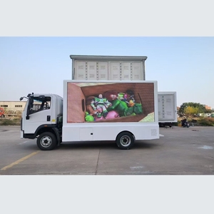 รถบรรทุกโฆษณา HOWO ใหม่ เครื่องยนต์ดีเซล เกียร์ธรรมดา ขับเคลื่อน 4x2 พวงมาลัยขวา จอ LED ดิจิตอล แสดงผลกลางแจ้ง สว่างพิเศษ - Product Image 4