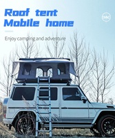 Nouveaux accessoires de voiture 4x4 Camping tout-terrain extérieur Tente de toit en toile Tente en aluminium à coque dure en forme de Z