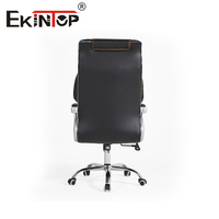 Ekintop – fauteuil de bureau en cuir PU à dossier haut et pivotant, chaise de bureau de luxe pour patron