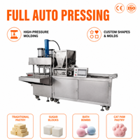 Machine de formage automatique multifonctionnelle pour la fabrication de cubes de sucre, biscuits, aliments pour animaux, bombes de bain, poudre, pressage et moulage