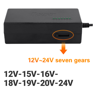 96W <strong>Universal</strong> Adjustable AC Fireproof <strong>Laptop</strong> Power Adapter <strong>Charger</strong> 12V-24V <strong>for</strong> Multiple <strong>Laptop</strong> Brands with Interchangeable Tips - Product Image 5