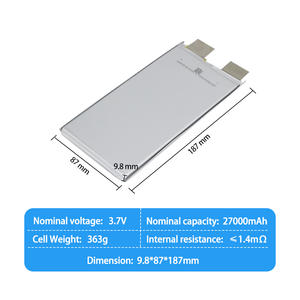 고에너지 에너포스 고에너지 리포 배터리 27ah 배터리 3.7V 리튬 폴리머 배터리 셀 - Product Image 4