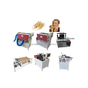 Complete machine to make toothpicks bamboo wood tooth pick maker