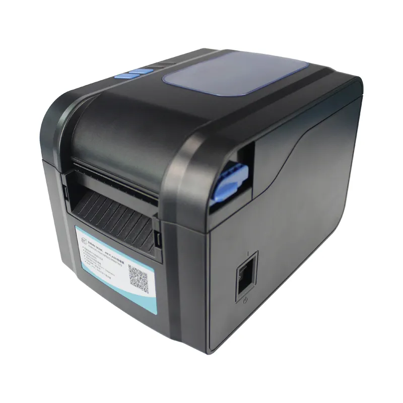 Etiqueta térmica direta da impressora xprinter XP-370B, porta usb de 3 polegadas, etiqueta, código de barras, para o sistema windows, android e ios