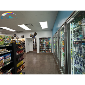 Chambre froide vitrée à 10 portes, combinée réfrigérateur et congélateur, pour exposition et stockage - Product Image 2