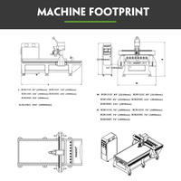 BCAMCNC mini routeur cnc machine de gravure laser mousse cnc atc routeur à bois machine atc cadre cnc kit de routeur