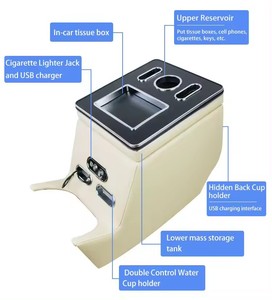 Xe tự động Bộ phận nội thất V <span class=keywords><strong>Class</strong></span> w447 tay vịn hộp trung tâm giao diện điều khiển lưu trữ hộp VITO V250 v220d V260 phổ armrest hộp - Product Image 2