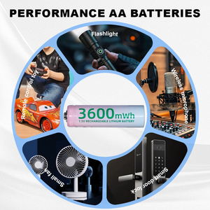 Fábrica directa respetuosa con el medio ambiente de alta calidad <span class=keywords><strong>China</strong></span> 1,5 V 3600mWh Baterías <span class=keywords><strong>AA</strong></span> líquidas recargables 1000 ciclos-20C - Product Image 4