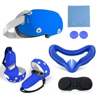 Ensemble complet de housse de protection en Silicone 4 en 1 pour Oculus Quest 2 VR, accessoires, nouvel arrivage 2023