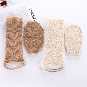 Super fabbrica di alta qualità accetta Logo personalizzato carbone infuso bagno morbido bagno bagno docce di cotone guanti di cotone bianco - Product Image 3
