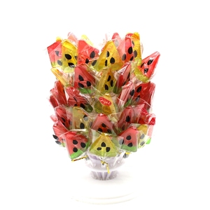 Dulces de Piruleta Cuadrados Coloridos con Diseño de Dibujos Animados Personalizados, Piruletas Duras con Sabor a Frutas en Forma de Cubo, Piruletas Embotelladas al por Mayor - Product Image 2