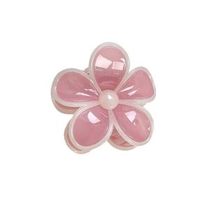 Pinza para el Cabello con Diseño <span class=keywords><strong>de</strong></span> Flor <span class=keywords><strong>de</strong></span> Huevo y Resina <span class=keywords><strong>de</strong></span> Gelatina Crema, Estilo Dulce, Primavera <span class=keywords><strong>Verano</strong></span> 2025, Media Diadema, Pasador para el Cabello para Mujer - Product Image 5