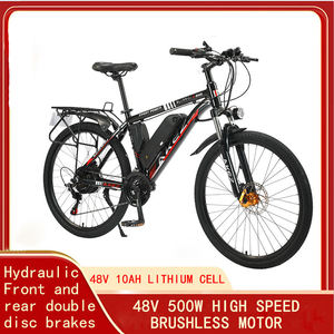 Meilleur prix en entrepôt Vélo électrique 29 pouces à batterie au lithium 48v 10ah pour adulte en alliage d'aluminium Vélo tout-terrain <span class=keywords><strong>VTT</strong></span> 21 vitesses - Product Image 3