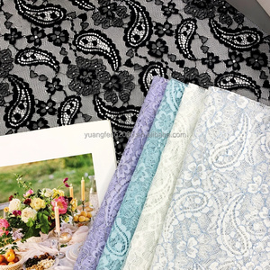 Tessuto <span class=keywords><strong>in</strong></span> <span class=keywords><strong>Pizzo</strong></span> <span class=keywords><strong>Francese</strong></span> Floreale <span class=keywords><strong>in</strong></span> Nylon Morbido con Rete Metallica Dorata a Basso Prezzo all'Ingrosso per Abiti da Sera e Vestiti da Festa - Product Image 4