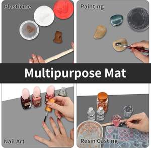 Hot Sale Kitchen Multi-functional Cuttable Countertop Protector <b>Mat</b> <b>Silicone</b> <b>Mat</b> Custom <b>Heat</b> <b>Resistant</b> <b>Mats</b> For Countertop - Product Image 4