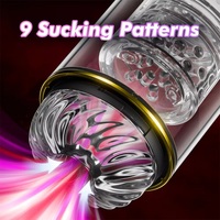 Automatischer Stoß-Masturbator mit Griff – Männlicher Masturbations-Vaginaltaschen-Pussy-Penis-Oral-Sex-Maschine für Männer