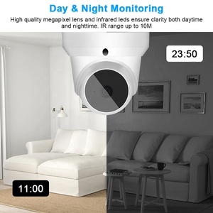 FHD V380 5MP WiFi <span class=keywords><strong>Dome</strong></span>-Kamera 355 Grad Pan Rotation Decken montierte CCTV-Überwachungs kamera mit <span class=keywords><strong>10M</strong></span> <span class=keywords><strong>IR</strong></span>-Abstand - Product Image 5