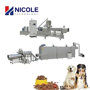 Chinese Supplier Animal Pellet Machine Dog Food Twin Screw Extruded Production Line