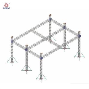 Hợp kim nhôm giai đoạn giàn Hệ thống thiết kế chiếu sáng trusses phẳng lễ hội âm nhạc đứng ngoài trời trong nhà Bolt Spigot Giàn - Product Image 6