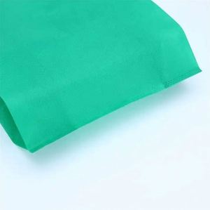 Manufacturers Supply Supermarket Ultrasonic W Cut Waterproof <b>Tote</b> Vest Green Non Woven Reusable <b>Bags</b> 40gsm - Product Image 6