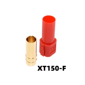 Conectores Amass XT150 de Cobre Macho/Hembra de Alta Potencia con Fundas Protectoras y Conectores de 6mm Chapados en Oro para Pruebas de Baterías RC - Product Image 4