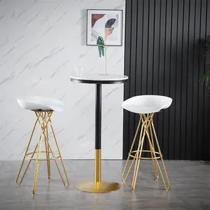 Скандинавский металлический высокий барный стол на заказ