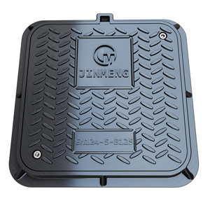 338x338mm 라운드 SMC 맨홀 커버 저렴한 가격 EN124 표준 30 년 이상 서비스 수명 - Product Image 1