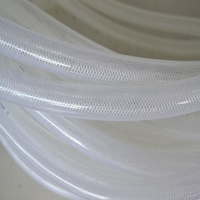 Tuyau flexible tressé transparent multi-usages, idéal pour l'air, l'eau, les produits alimentaires et les produits pétroliers