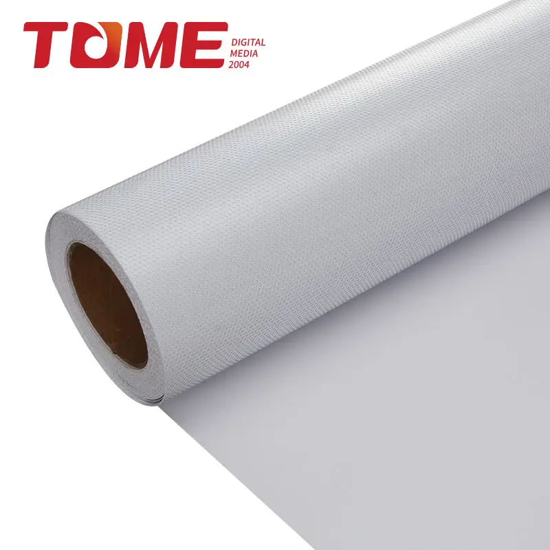 Tome vinil impression supports publicitaires extérieurs Pvc vinyle autocollants rouleau Pvc Flex bannière brillant mat 140gsm 120gsm prix usine