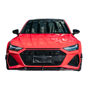 Nouveau kit carrosserie en fibre de carbone pour Audi RS7, comprenant une pelle avant, un diffuseur arrière, un aileron et d'autres pare-chocs. - Product Image 1