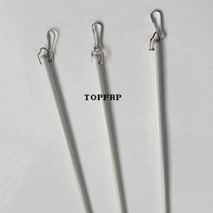 Fiberglass Pole Curtain <b>Rod</b> Pull Stick With <b>Plastic</b> Handle - Product Image 4