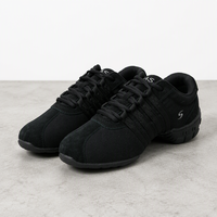 Chaussures de danse classiques à semelle fendue, talon bas et confortable, en matériau respirant