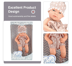 Poupée Reborn en PVC de 15 pouces au design mignon et flexible pour enfants, jouet bébé réaliste - Product Image 4