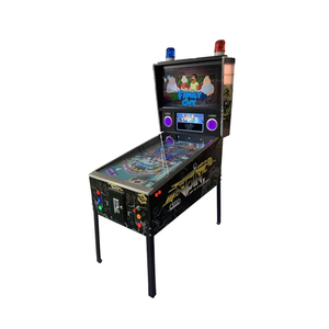 Arcade Legend 49 pulgadas 4K Vintage Wood Pinball Console Virtual Super Pinball Machine 6-<span class=keywords><strong>Ball</strong></span> Jurassic Park Pinball Vende Moneda - Product Image 4