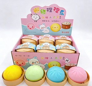 Giocattolo Antistress Squishy a Forma di Bao Bao (Panino Cinese) Colorato e Carino, con Faccina Sorridente, <span class=keywords><strong>per</strong></span> Promozioni, all'Ingrosso - Product Image 3