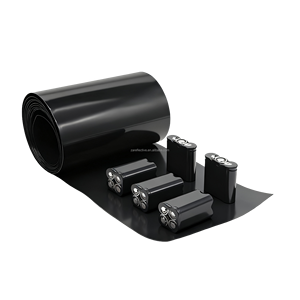 <span class=keywords><strong>Manchon</strong></span> thermorétractable en <span class=keywords><strong>PVC</strong></span> flexible de taille personnalisée, résistance à la basse tension et aux hautes températures, isolation bleue, certifié ROHS pour 18650 - Product Image 5