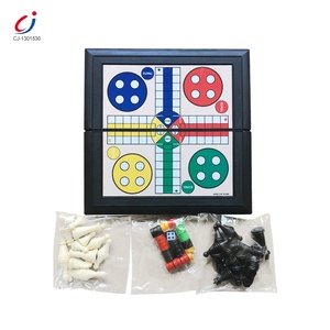 Giáo dục 3 trong 1 chất lượng cao gấp Ludo Hội Đồng Quản trị Trò chơi đồ chơi thiết lập cờ đi du lịch từ cờ vua - Product Image 5