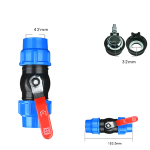 Alahot OEM/ODM PE a prueba de fugas/tubo de núcleo de acero Kit de válvula de bola de conexión rápida Accesorios completos para sistemas de riego - Product Image 6