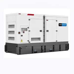 Refroidi à l'eau CE single triphasé 120kw 150kva 50hz 1500 tr/min 60hz 1800 tr/min silencieux ATS générateur diesel avec cummins hôtel