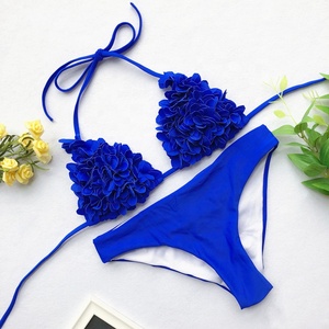 Más Ropa De Playa De Mujer para Mujer De Color sólido Bikini Donna Vikinis - Product Image 1