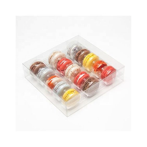 12 Macaron Tray Container Clear Custom Plastic Macaron Insert Plastic Tray Macaron Box