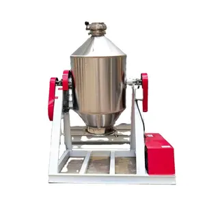 Industrial 30kg 50kg 100kg 200kg Stainless Steel Rotary Food Grade Dry Powder Drum Mixer