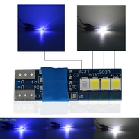 Ampoule de lecture intérieure de voiture T10 W5W 8SMD 2835 12V, lampe de porte, ampoule de stationnement, éclairage de plaque d'immatriculation, bleu, jaune, rose à blanc