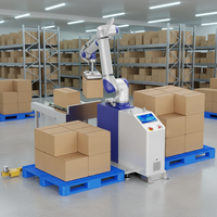 Paletizador de Elevación JINWEI DS-CR25-G/S de 25 kg y 1798 mm, Motor PLC de 2500 W, CE ISO 10218, 9-13 piezas/min para Línea de Producción Industrial