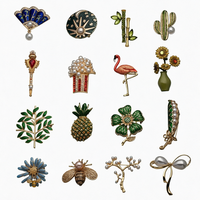 Mode Dier Plant Vergulde Legering Reversspeldjes Fruit Voedsel Leuke Broches & Badges Bruiloft Geschenken voor Vrienden Sieraden
