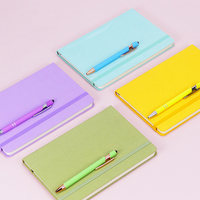 Carnet personnalisé en PU avec bande élastique pour cadeaux d'affaires, papier épais, plusieurs couleurs disponibles, fabricant de carnets de bureau quotidiens