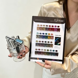 dudu Miss 28 Couleurs Mystic Castle Magnetic Cat Eye Gel Set, Gel à ongles UV LED Soak-off avec nuancier pour la vente en gros aux salons - Product Image 2
