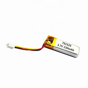 062020 602020 LiPo-Akku 3,7V 180mAh Lithium-Batterie mit Anschlüssen und Steckern - Product Image 3